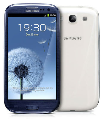 Samsung Galaxy S3 front back