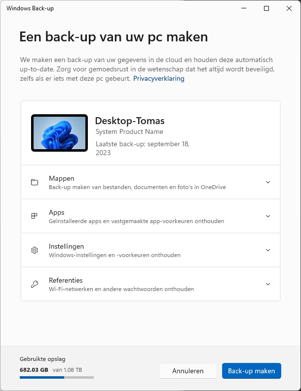 2025 Windows 10 backup updates