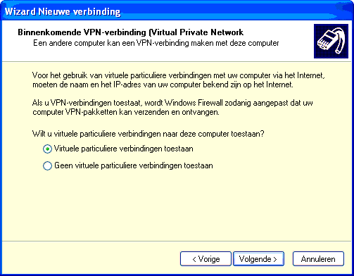 vpn verbinding windows XP 2