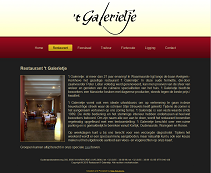 Website Restaurant 't Galerietje