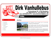 Website Dirk Vanhullebus